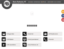 Tablet Screenshot of bent-pedersen.dk